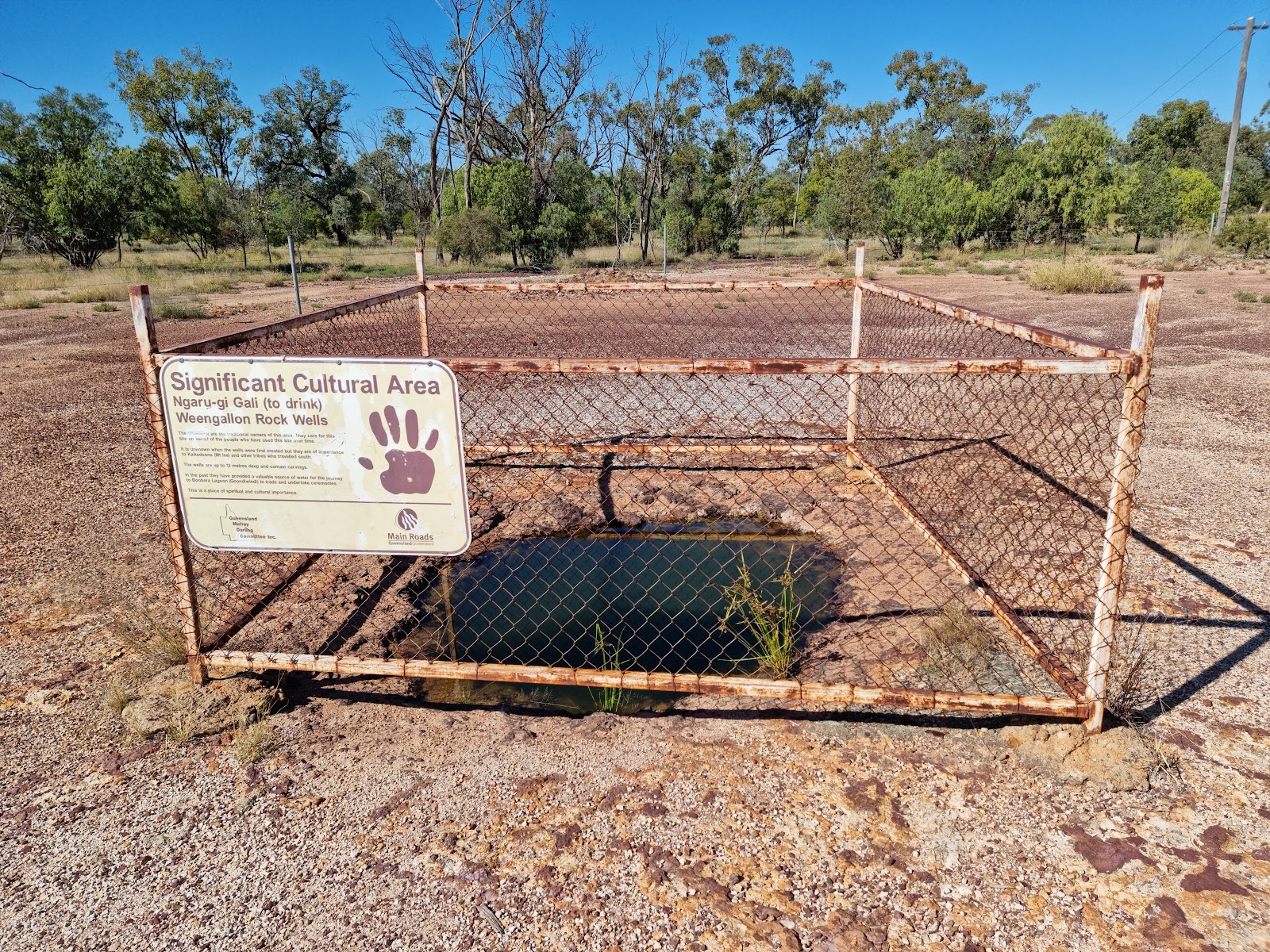 Weengallon aboriginal rock wells 2