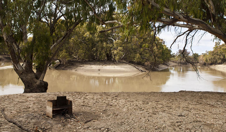 Darling River campground 2