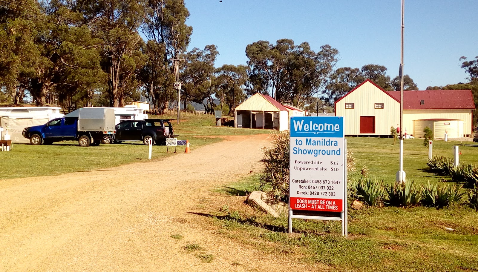 Manildra Showground Camping 2