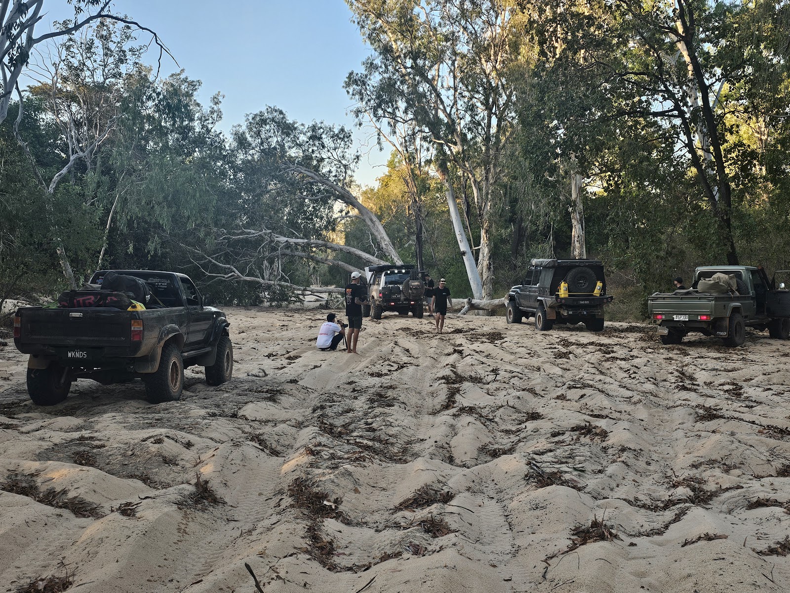 Morehead River camping 2