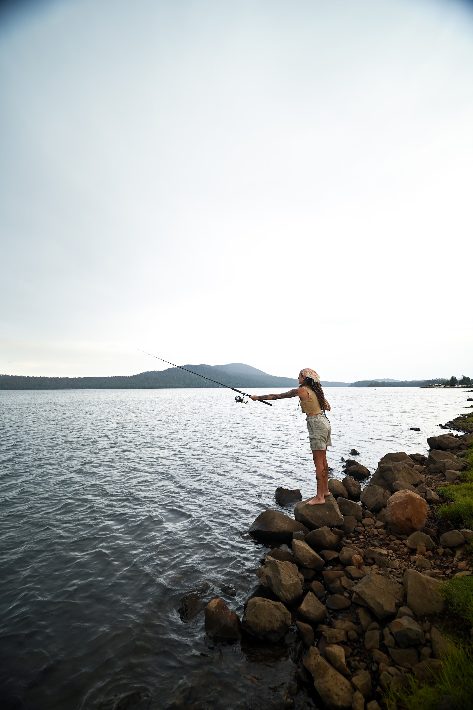 Brady Lake boat ramp and camping spot 2
