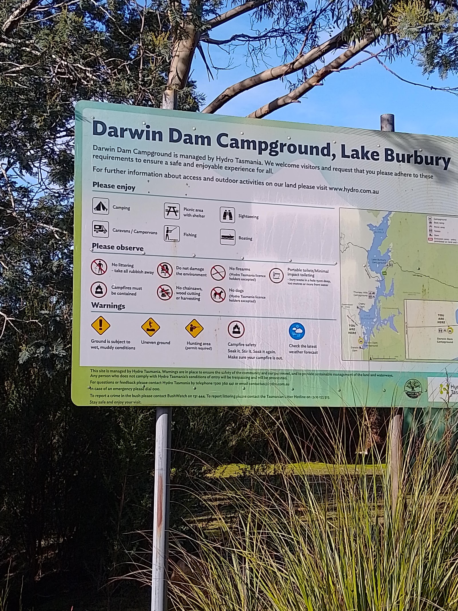 Lake Burbury – Darwin Dam 2