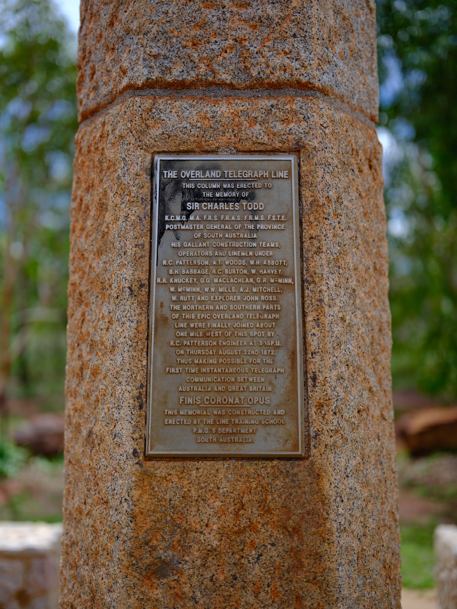 Sir Charles Todd Memorial Rest Area (Overland Telegraph Memorial) 3