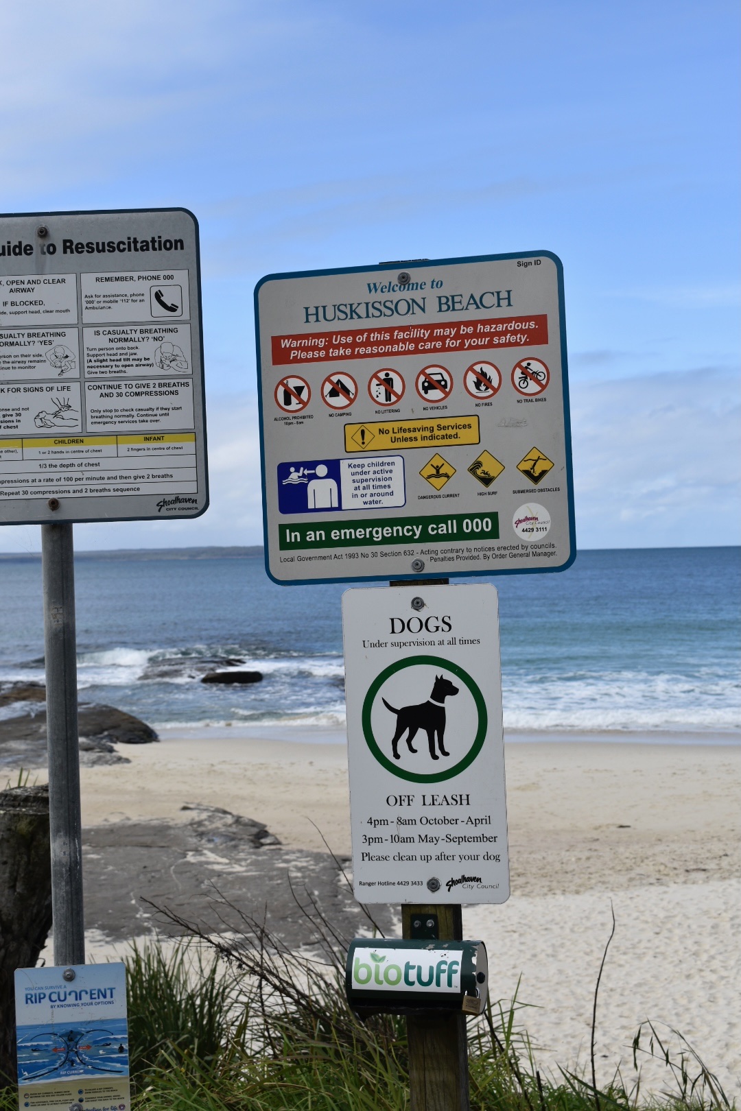 Beach next to White Sands Holiday park 9