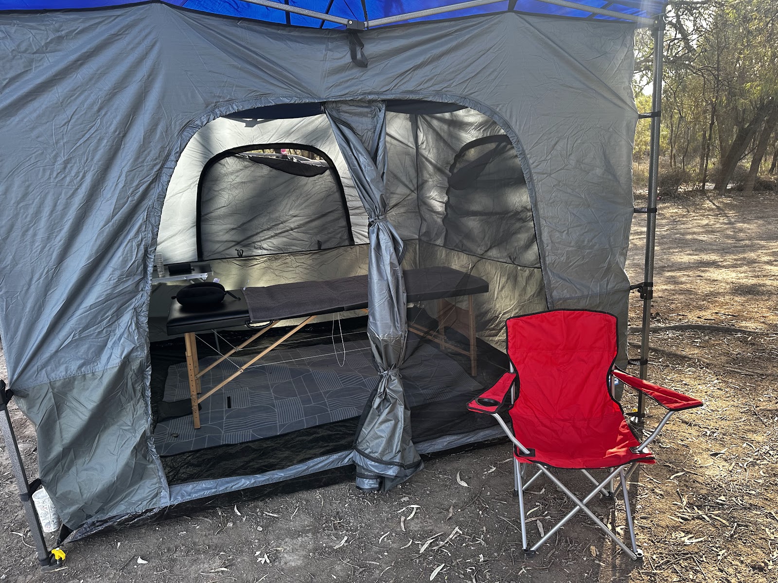 Free camp on the river 6